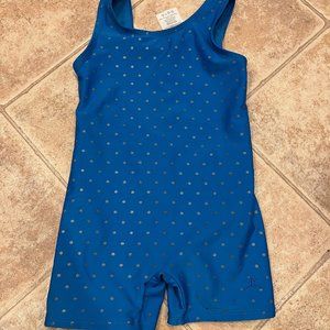 Danskin gymnastics leotard / biketard, size S (4-6)